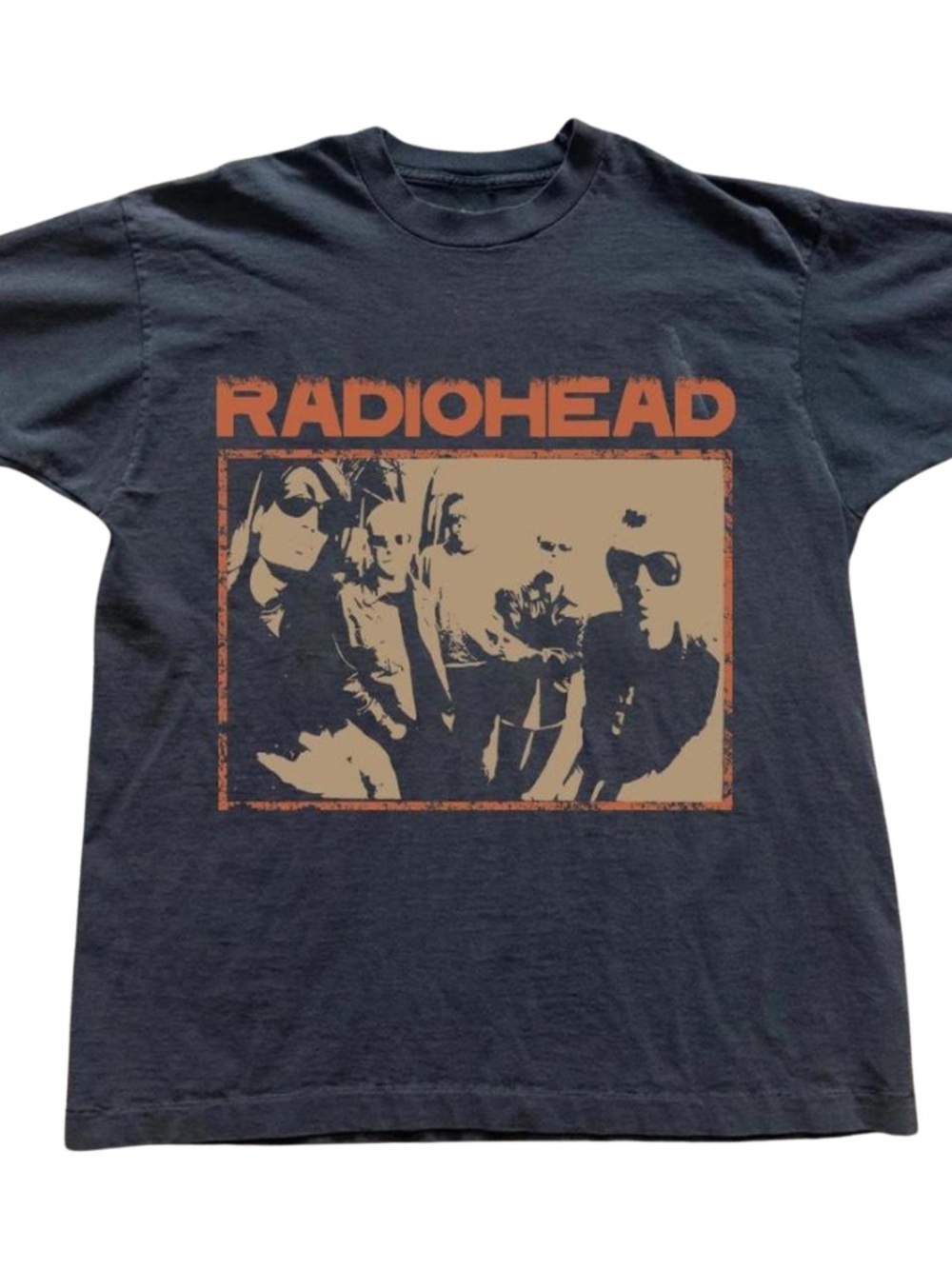 Men’s Radiohead band Graphic Tee - Black shirt